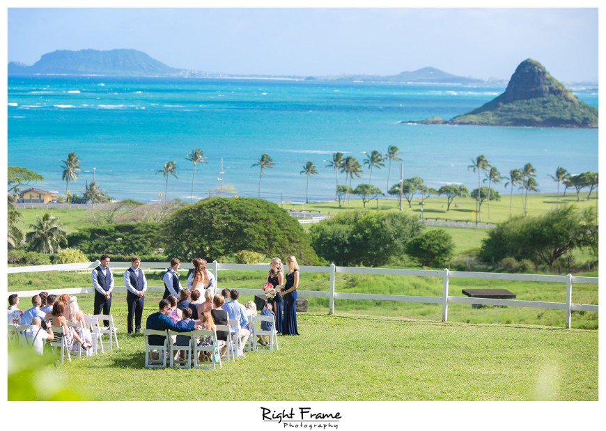 Oahu Hawaii Kualoa Ranch Wedding at Paliku Gardens