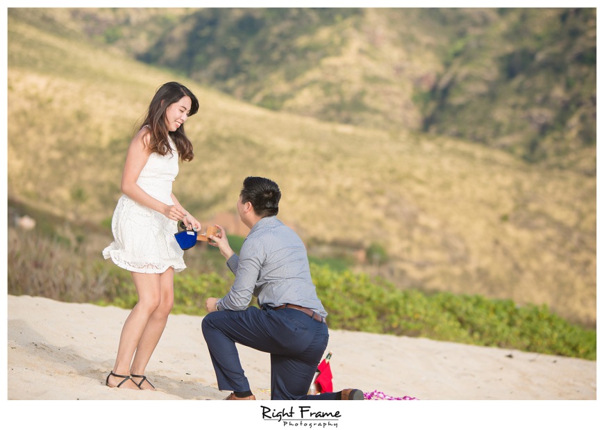 The Best Romantic Surprise Engagement Proposal in Oahu
