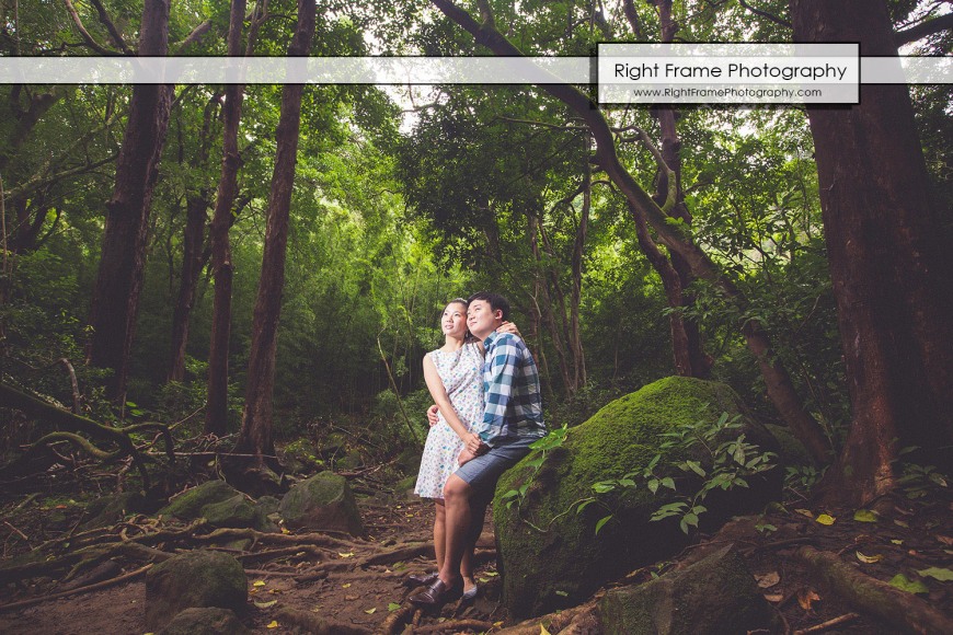 ENGAGEMENT PHOTOGRAPHY in Hawaii Oahu